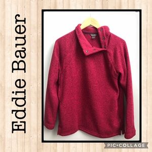 Eddie Bauer Fleece Lined Sweater Size S 💕